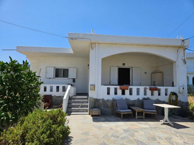 Milatos Kreta - Bungalow mit Garten und Dachterrasse im Zentrum von Milatos in der Nähe des Meeres Haus kaufen